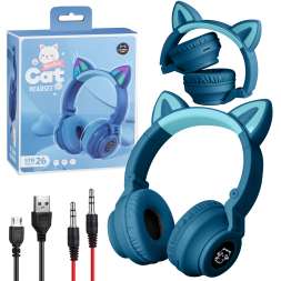 Наушники Bluetooth с ушами STN26 синие оптом
